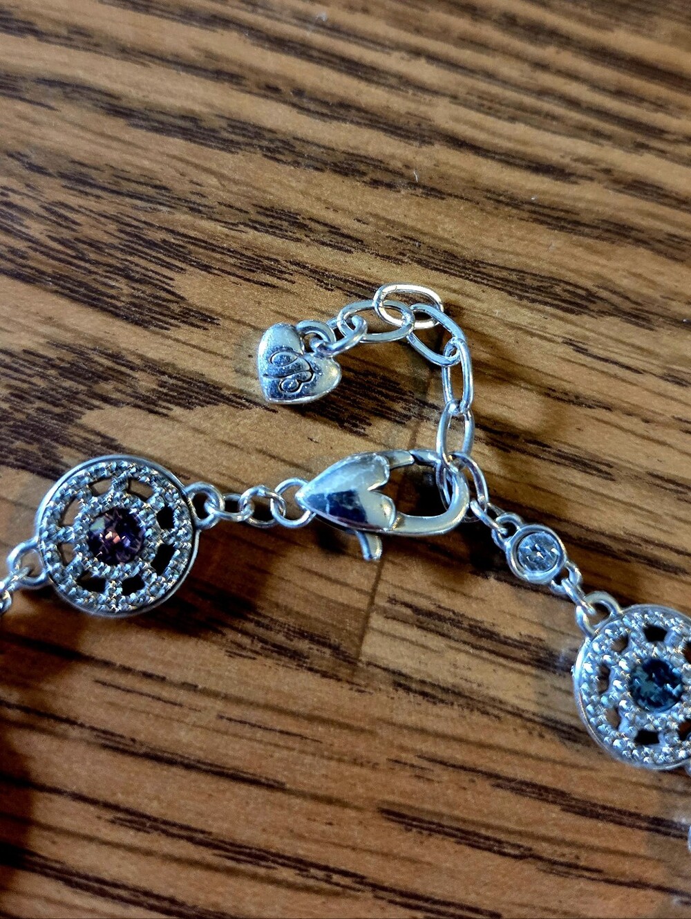 💐BRIGHTON "Illumina" Crystal And Silver Petite Link Bracelet SWEET AND SPARKLY! - Picture 2 of 8
